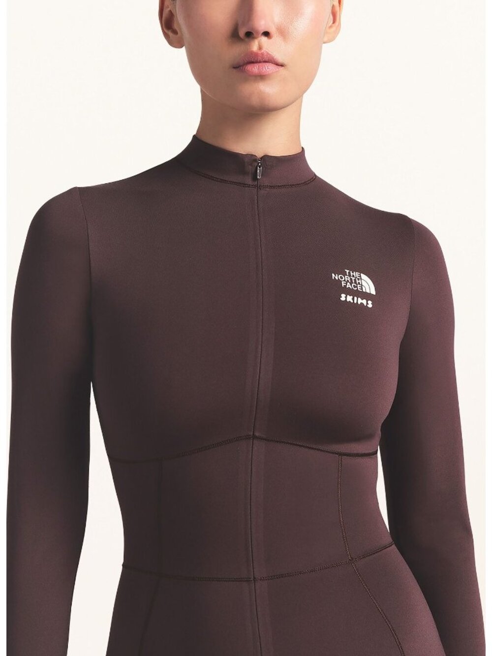 NWT SKIMS x THE NORTH FACE REFINA LS PHOENIX TOP SZ MEDIUM